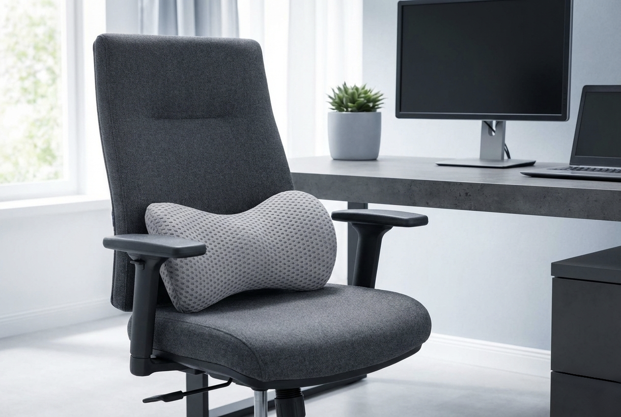 LÚMBERIA™ – Coussin lombaire ergonomique à mémoire de forme